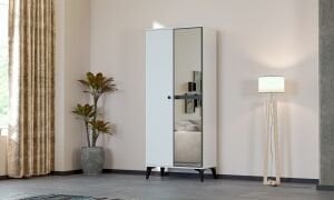 Tire 2 Kapılı Dolap - Beyaz TN0417