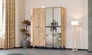 Tire 4 Kapılı Dolap - Atlantik Çam TN0418