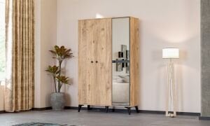 Tire 3 Kapılı Dolap - Atlantik Çam TN0419