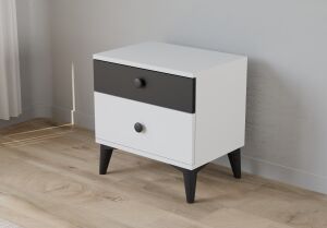 Tire Komodin - Beyaz TN0424