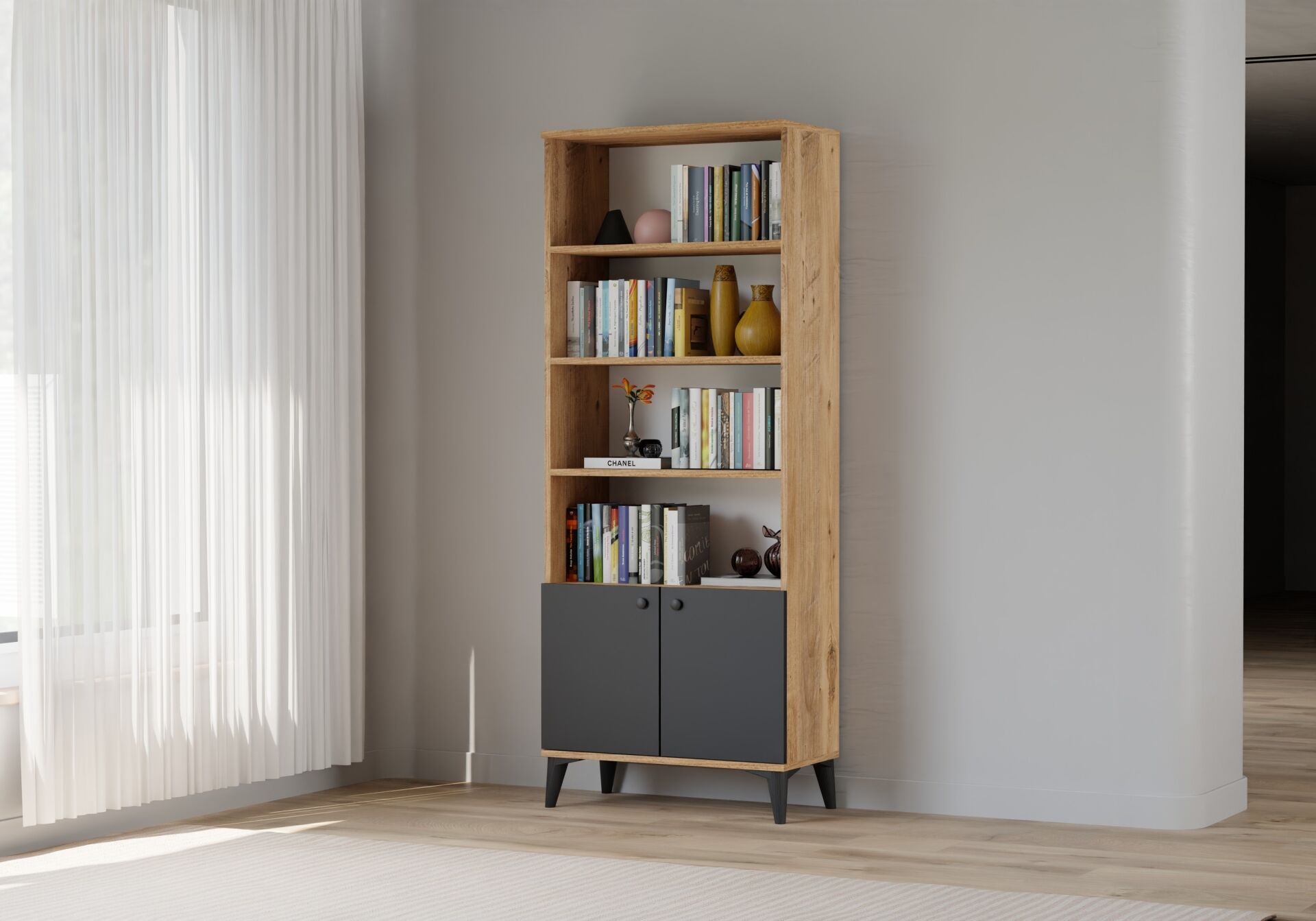 Tire Kitaplık - Atlantik Çam TN0426