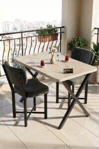 Sandalye 4 Adet Baby Face Kumaş Metal Ayak Modern Mutfak Sandalyesi Cafe Balkon Ofis Elma
