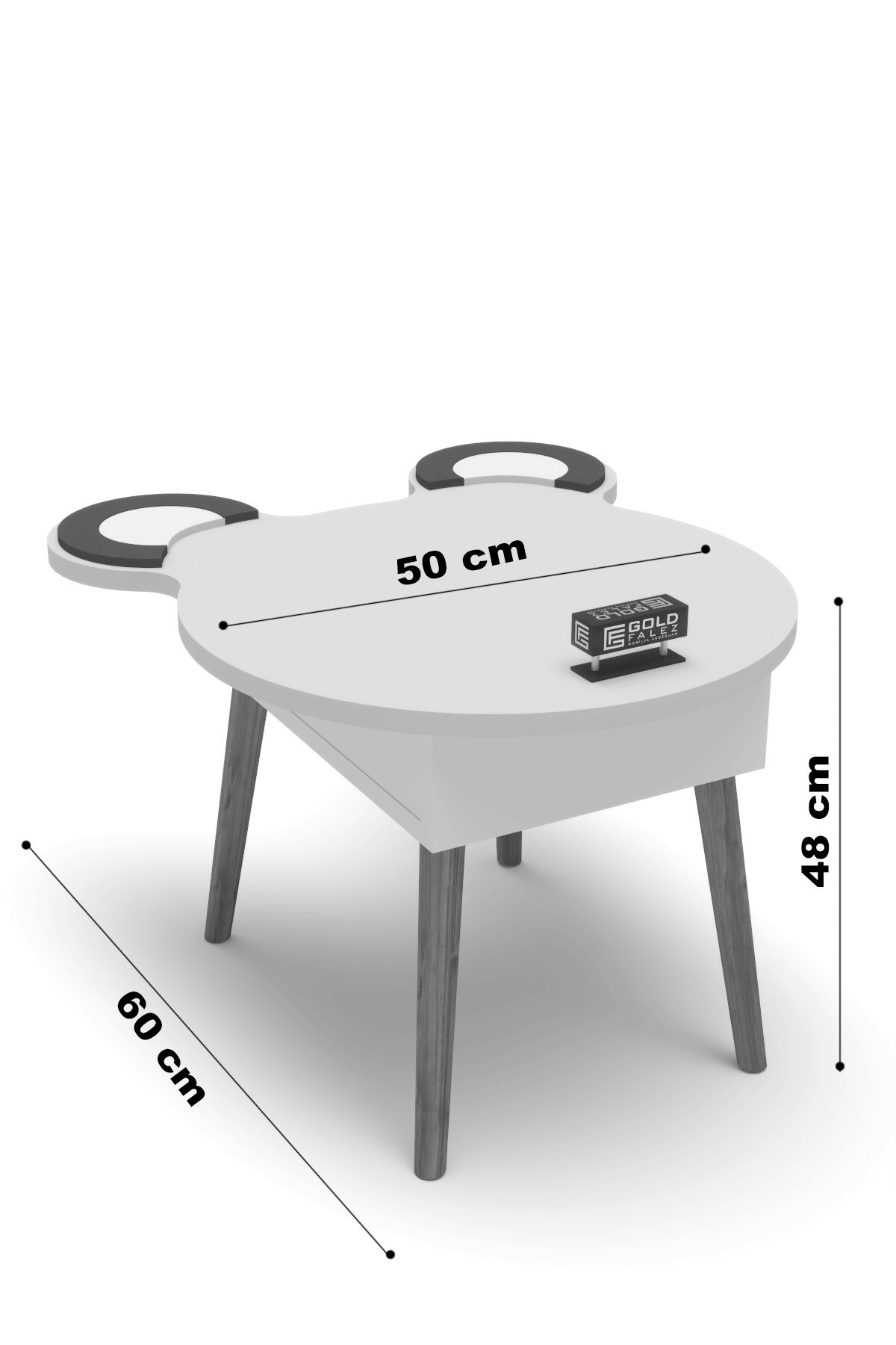 MD Happy Face Children's Table Pink