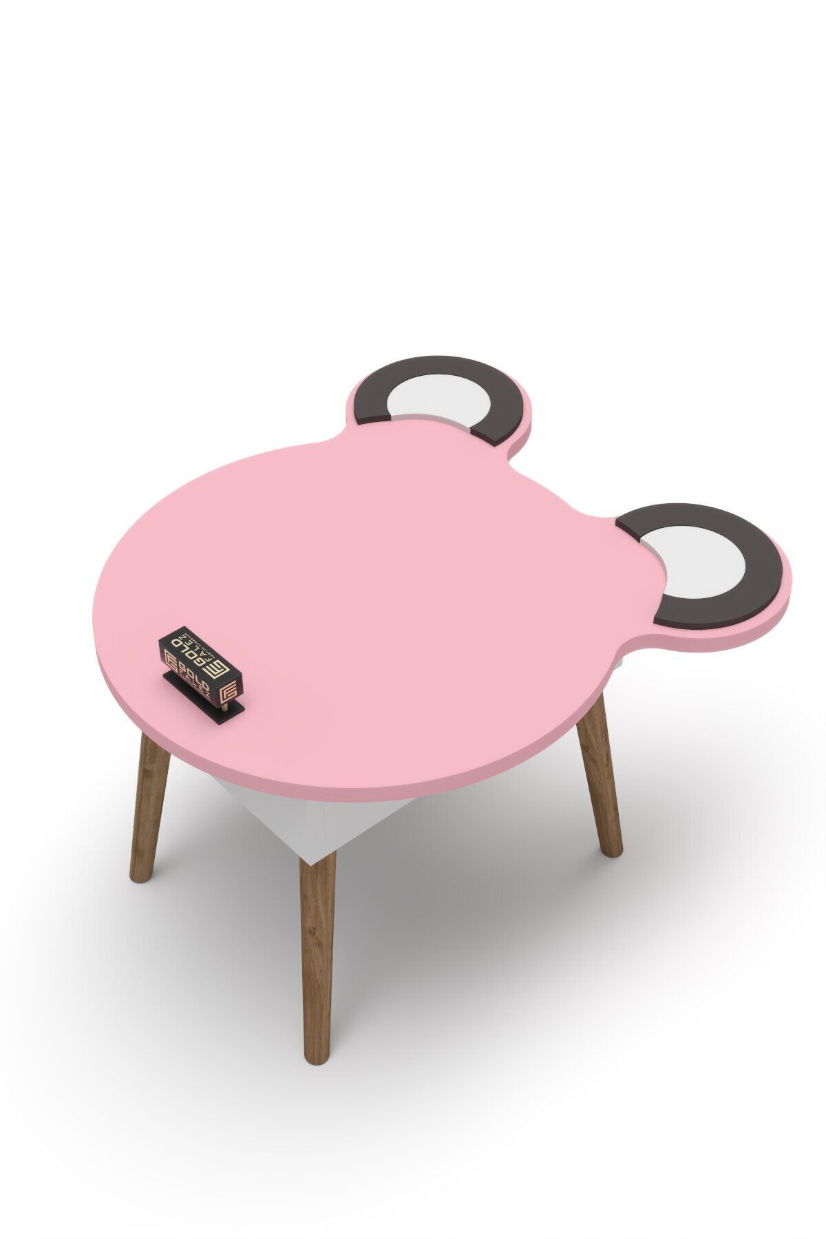 MD Happy Face Children's Table Pink