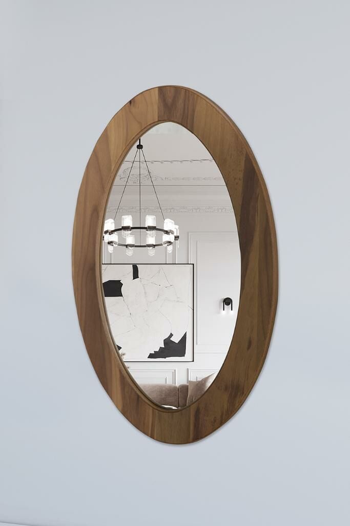 Walnut Mirror GKR539