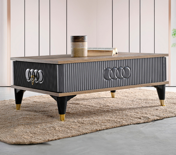 İnci Antrasit-Atlantik Çam Orta Sehpa TN0526