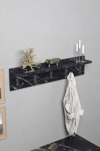 MD Duvar Askılığı Siyah 80 cm