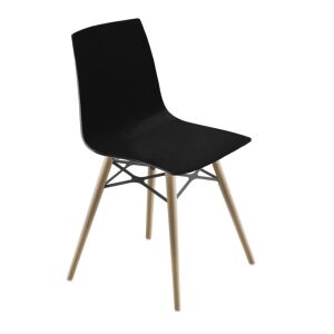 X-treme S Wox (kayın) Solid Siyah - Kayın Ahşap Mutfak Sandalyesi PPT1437