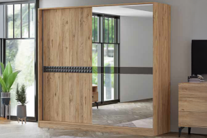 Can Sürgülü Dolap Büyük - Atlantik Çam TN0445A