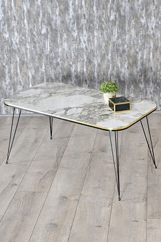 Square White Marble Coffee Table TN1452