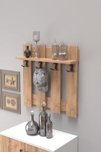 MD Country Duvar Askılığı Kahverengi 60 cm