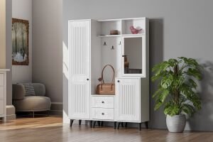 Azra Portmanto Membran - Beyaz TN0447