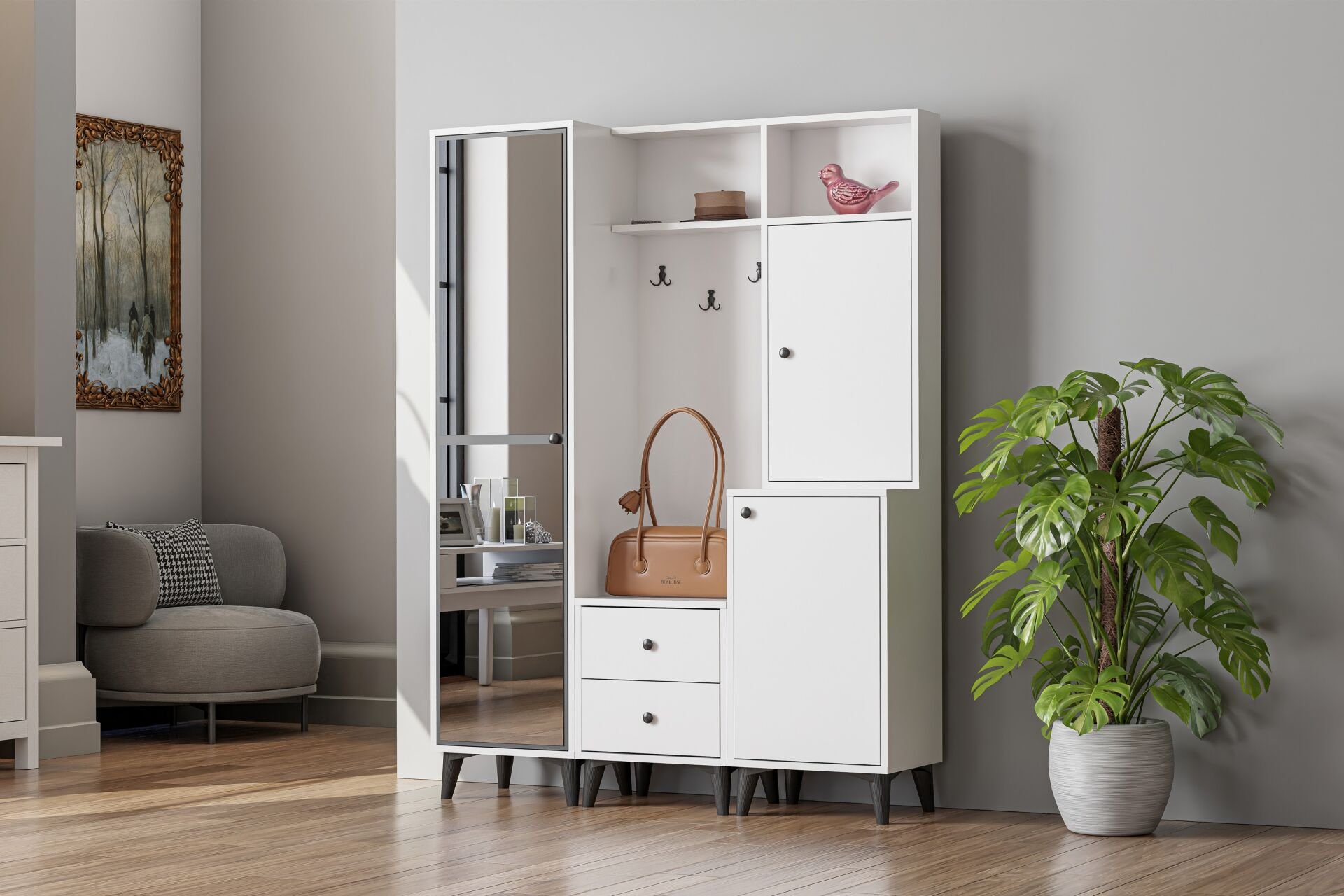 Azra Portmanto - Beyaz TN0450