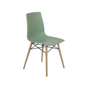 X-treme S Wox Pro (Kayın) Pastel Yeşil - Kayın Ahşap Mutfak Sandalyesi PPT1445
