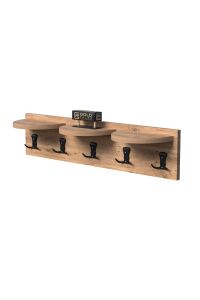 İlkal 5'li Duvar Askılığı Ceviz Kahverengi 80 cm