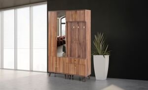 Ebruli Portmanto - Atlantik Çam / Ceviz TN0454