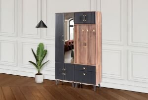 Ebruli Portmanto - Atlantik Çam / Antrasit TN0455