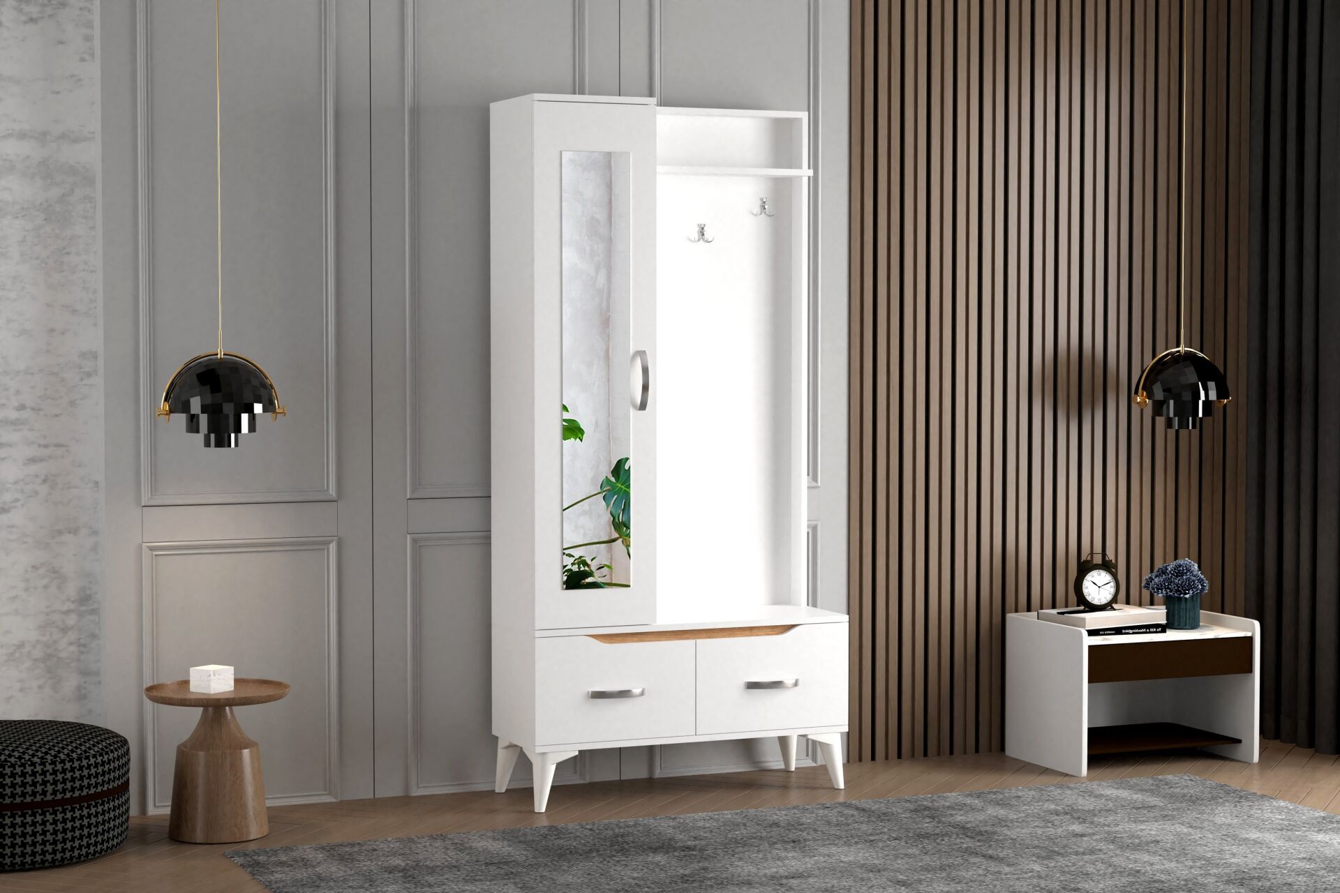 Carina Portmanto - Beyaz TN0456