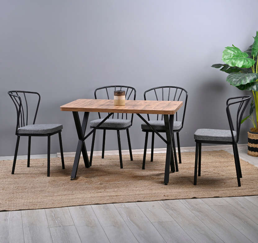 Abido Atlantik Çam Masa Takımı TN0541