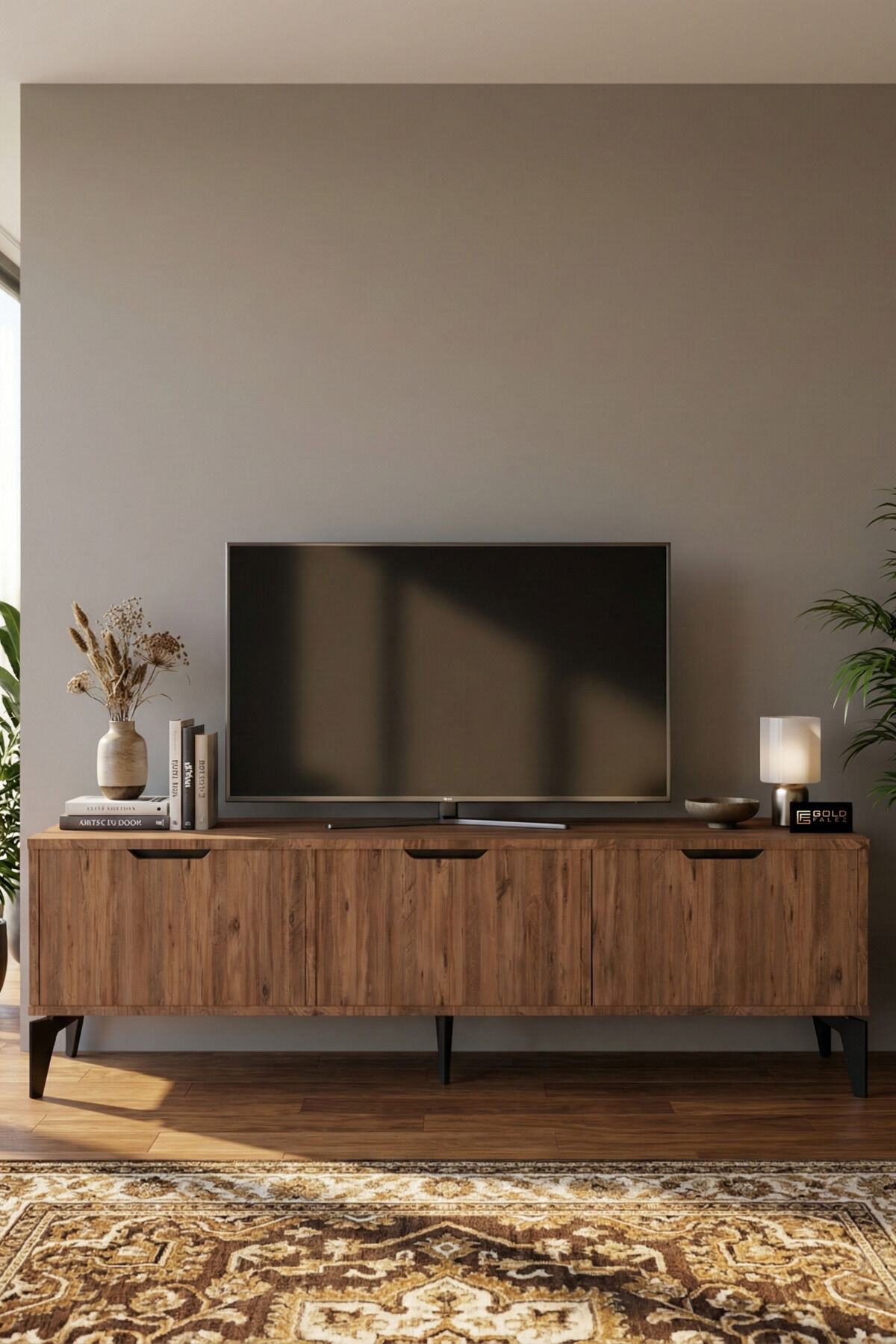 MD Royal TV Sehpası Suntalam Kahverengi 160x35