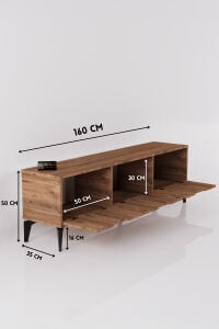 MD Royal TV Sehpası Suntalam Kahverengi 160x35
