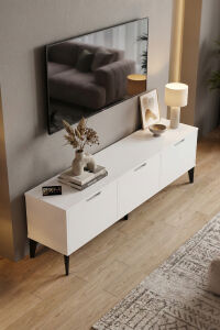 MD Royal TV Sehpası Suntalam Beyaz 160x35