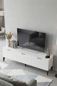 MD Royal TV Sehpası Suntalam Beyaz 160x35