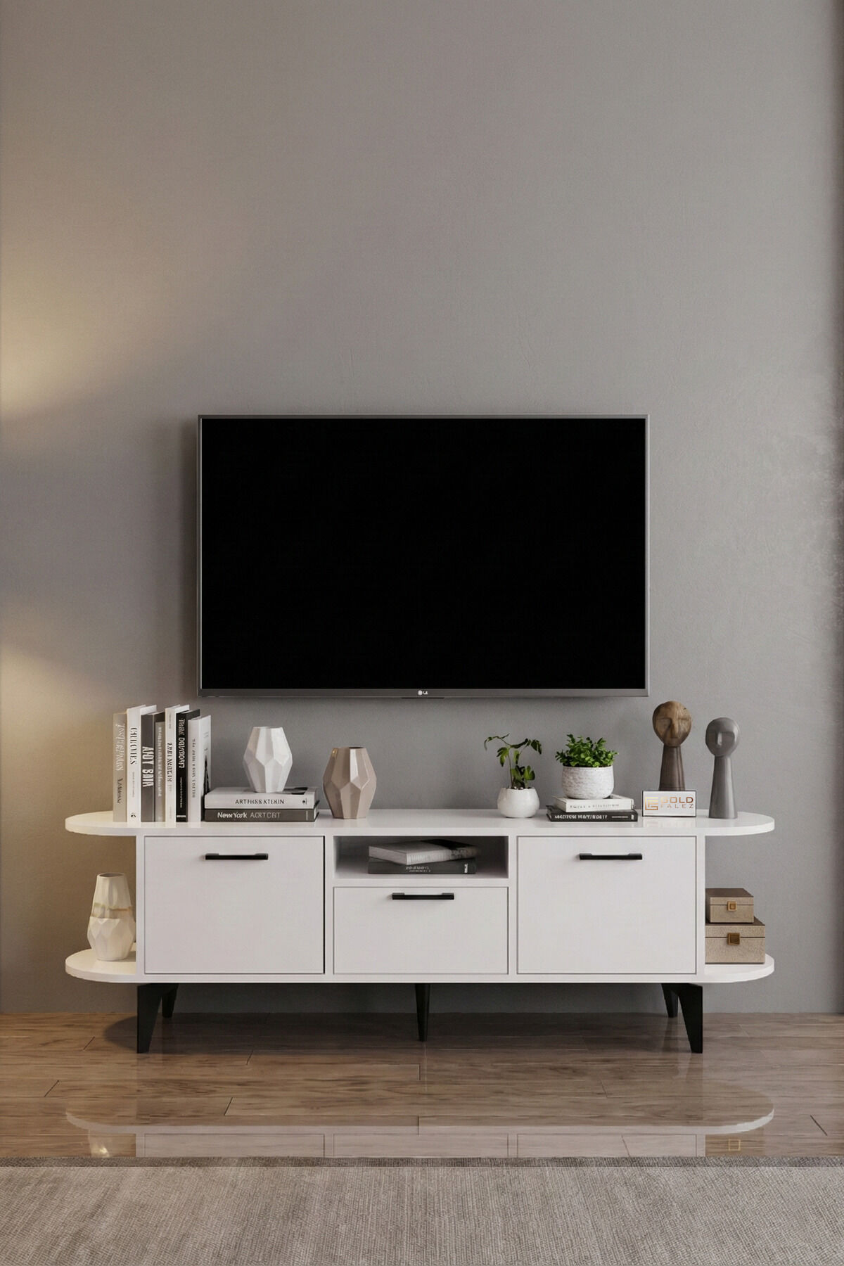 MD Mira TV Sehpası Suntalam Mavi 160x35