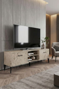 MD Vera TV Sehpası Suntalam Ekru 160x35