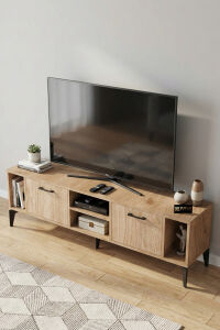 MD Linya TV Sehpası Suntalam Bej 160x35 cm