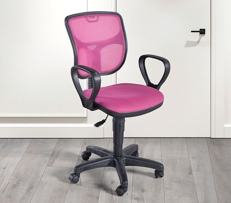 Rio Pembe Sekreter Koltuğu TN0548