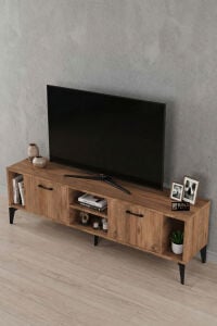 MD Linya TV Sehpası Çok Renkli 160x35 cm