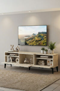 MD Mistral TV Sehpası Suntalam Ekru 160x40 cm