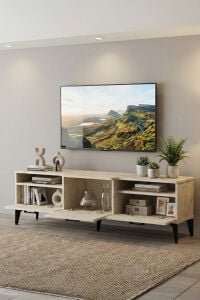 MD Mistral TV Sehpası Suntalam Ekru 160x40 cm