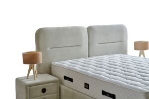 Parma 100x200 Tek Kişilik Yatak, Baza, Başlık Seti CP1011
