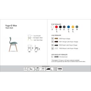 Yugo-S Wox (kayın) Pastel Yeşil - Kayın Ahşap Mutfak Sandalyesi PPT1463