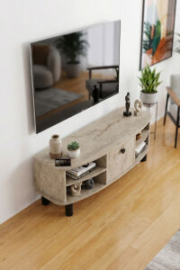 MD Vienna TV Sehpası Suntalam Ekru 136x44 cm