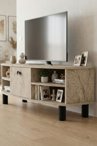 MD Vienna TV Sehpası Suntalam Ekru 136x44 cm