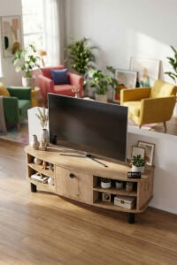 MD Vienna TV Sehpası Suntalam Bej 136x44 cm