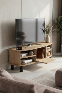 MD Vienna TV Sehpası Suntalam Bej 136x44 cm