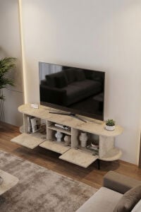 MD Mira TV Sehpası Suntalam Ekru 160x35 cm