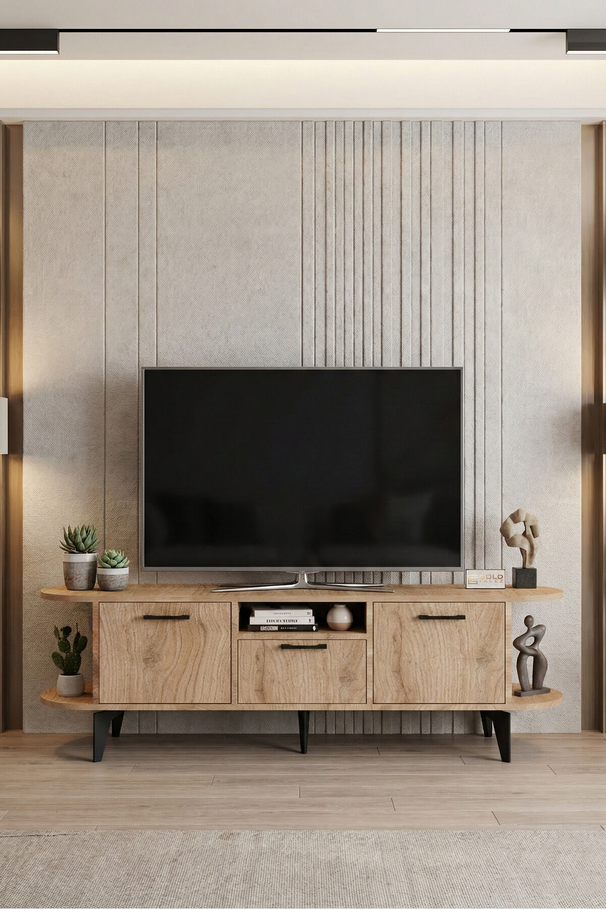 MD Mira TV Sehpası Suntalam Bej 160x35 cm
