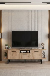MD Mira TV Sehpası Suntalam Bej 160x35 cm