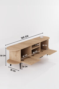 MD Mira TV Sehpası Suntalam Bej 160x35 cm