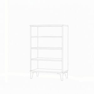 Bohem Atlantik Çam - Ceviz Ayakkabılık 2 Kapak TN0477