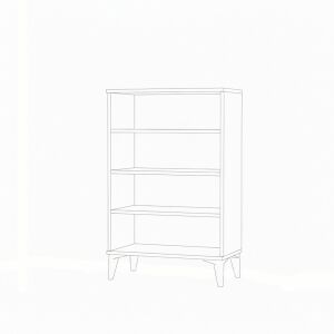 Bohem Atlantik Çam - Ceviz Ayakkabılık 2 Kapak TN0477