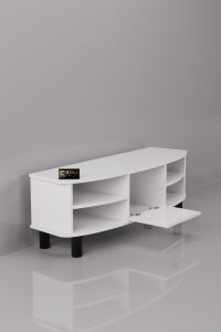 MD Vienna TV Sehpası Suntalam Beyaz 136x44 cm