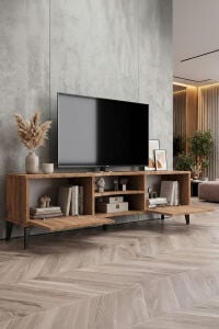 MD Vera TV Sehpası Suntalam Kahverengi 160x35 cm