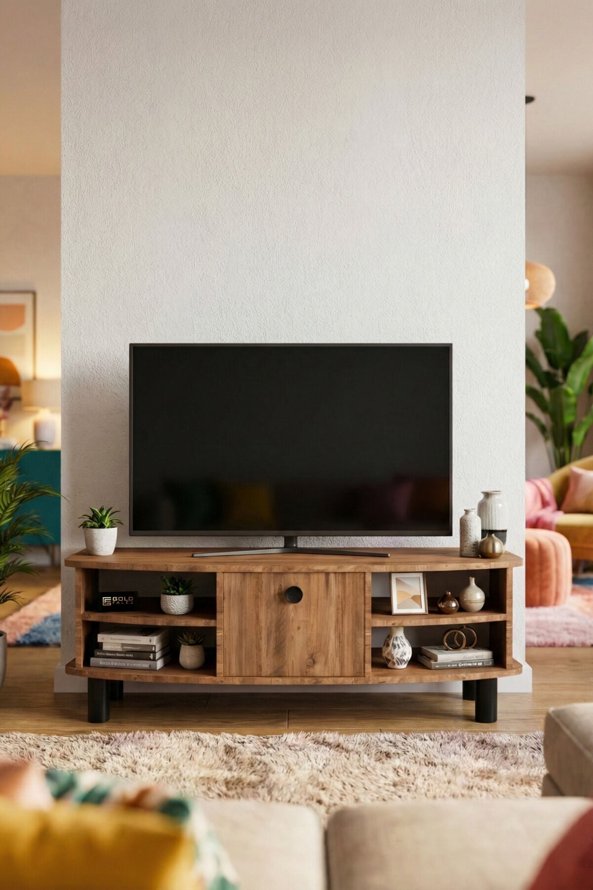 MD Vienna TV Sehpası Suntalam Çok Renkli 136x44