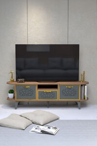 MD Mira Gold TV Ünitesi Kahverengi 160